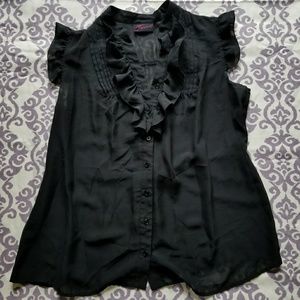 Black Sleeveless Top